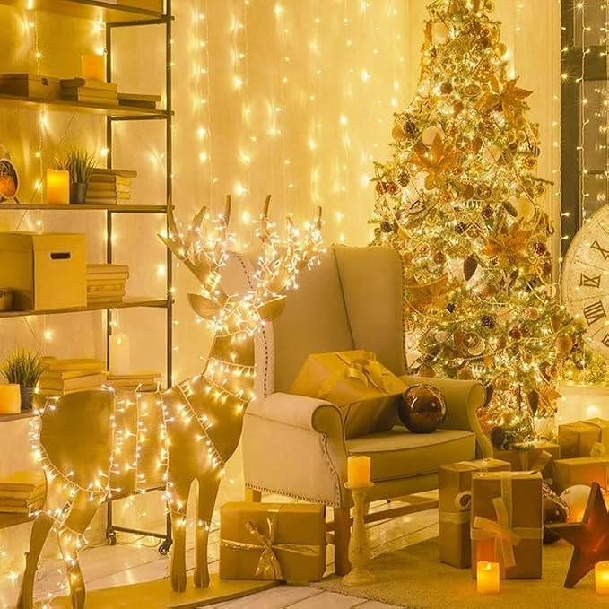 200 LED Connectable String Lights with Remote, Warm White to Cool White | 11 Modes, Timer, 66FT Clear Wire Waterproof Color Changing Twinkle Fairy Lights Plug in for Bedroom Patio Xmas Tree Decor