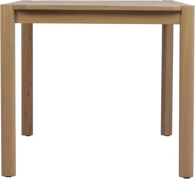 Christopher Knight Home Cascade 70" Outdoor Rectangular Dining Table, Acacia Wood Patio Dining Table for 4-6 People, Solid Wood Outdoor Table for Patio Deck Garden Backyard Dining, Light Teak