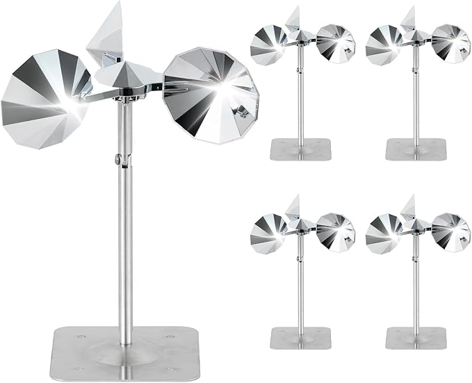 OFFO 5 PCS Bird Scare Reflective Device, Bird Reflector Keep Pigeon Woodpeckers and Sparrows Away for Outdoor Use Boats Roofs Gardens