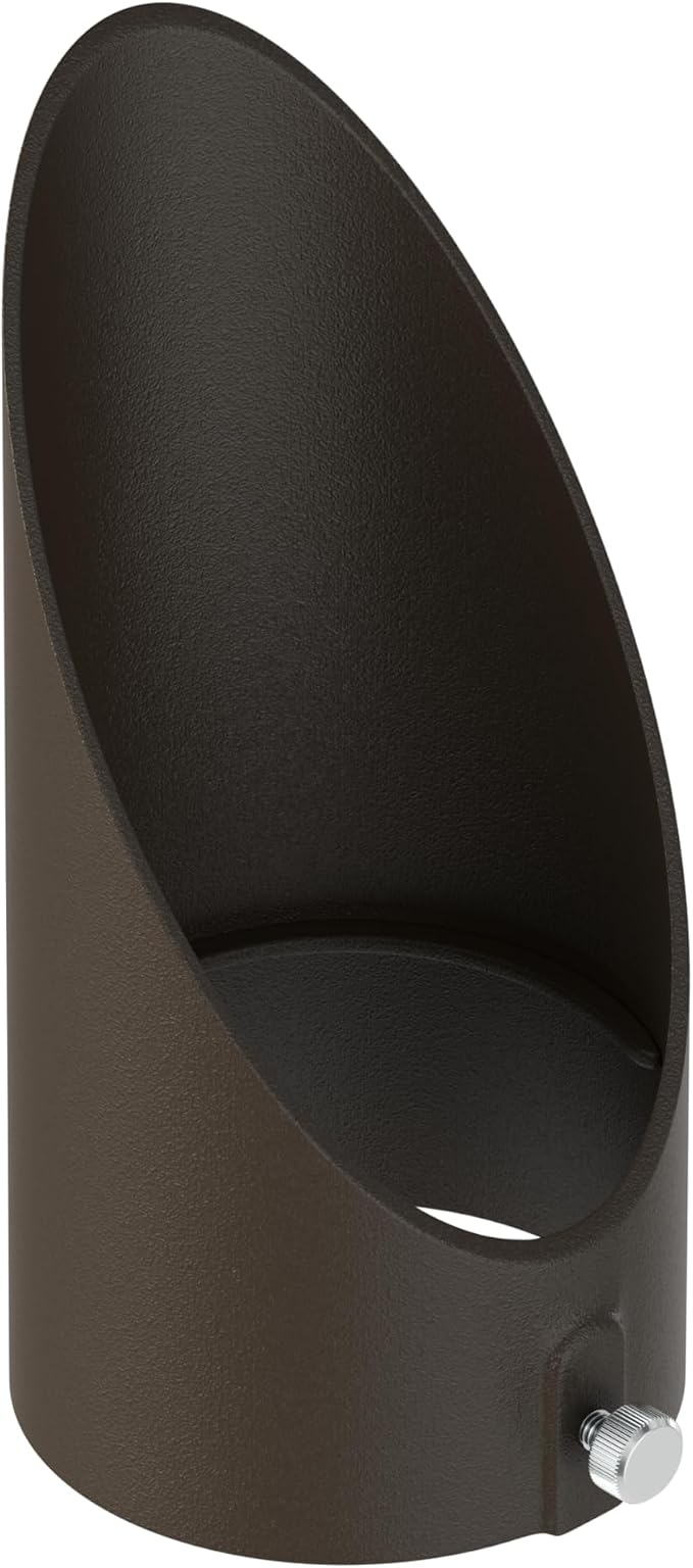 Kichler Varia Medium Adjustable Integrated Long Cowl in Textured Architectural Bronze, 16295AZT