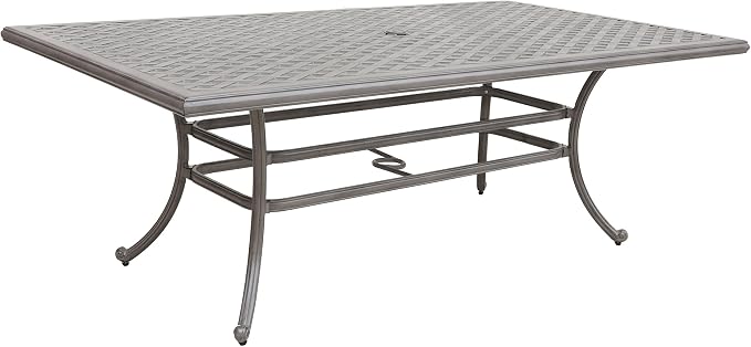 46x86 Inch Cast Aluminum Rectangle Table
