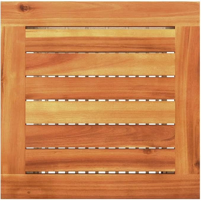 Patio Table & Outdoor Table Beige PE Rattan Picnic Table Pool Side Table for Balcony Deck Yard 15.7 x 15.7 x 16.5 in