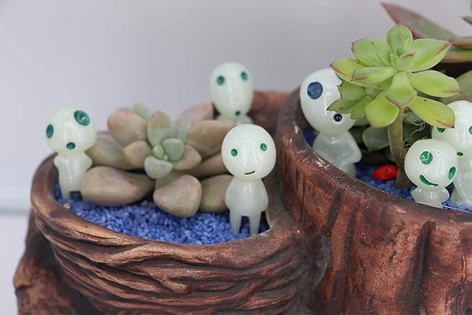Fairy Garden Accessories Tree Elves Glow in Dark Garden Alien Decor Miniatures Luminous Ghost kit for Micro Landscape Garden Decoration Patio Lawn Yard Kit (Elves Chicks Set (26 Piece))