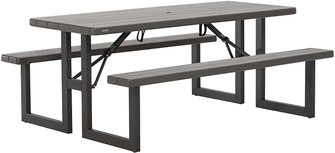 LIFETIME 6-Foot Craftsman Folding Picnic Table