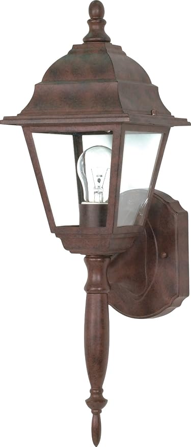 Nuvo 60/541 One Light Outdoor Wall Mount, Bronze/Dark