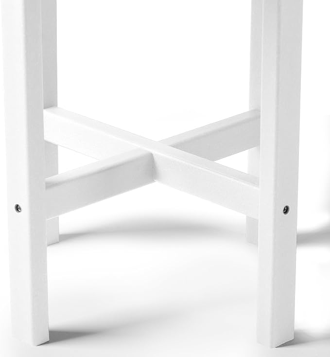 HDPE Altura Round 18" Side Table,White