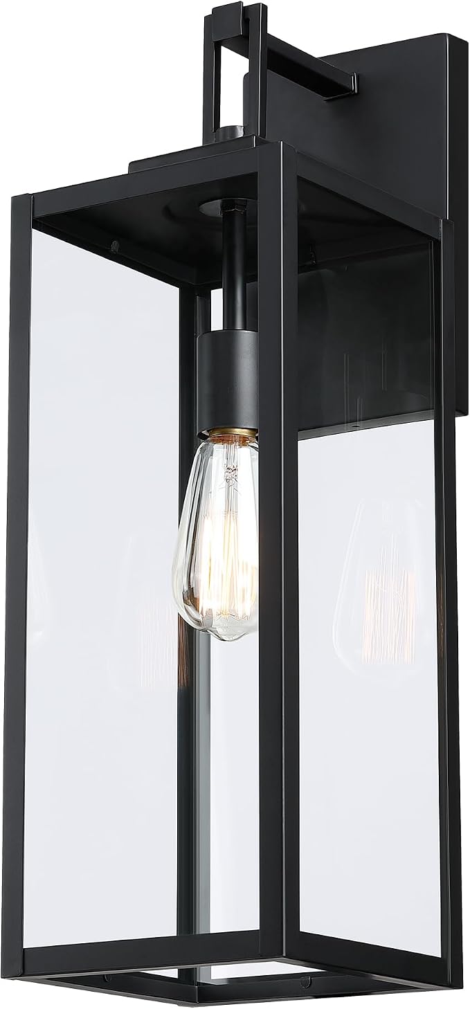 2 Pack 22" Large Size Outdoor Wall Sconce,22 Inch Outdoor Wall Lantern Light for Garage Porch Light Extra Large Exterior Light Fixture for Porch Patio