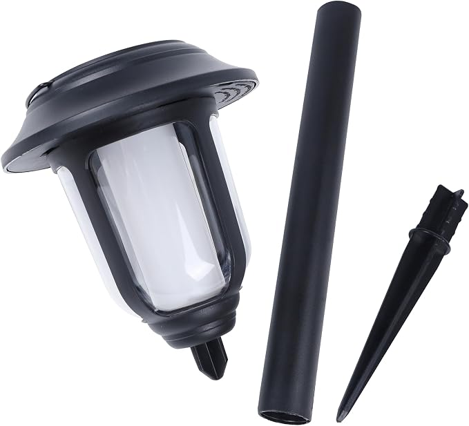 Dynaming Dual Use Solar Flame Lights Outdoor 6 Pack, Solar Flickering Flame Pathway Lights, Hanging Lantern Light, Auto On/Off & Waterproof for Garden Lawn Patio Yard Walkway Deck Driveway