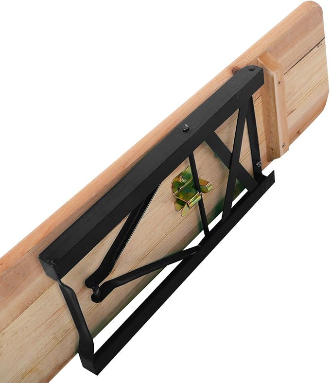 Wooden Beer Table Bench 3 Pcs Set Folding Set Top Picnic Patio Garden