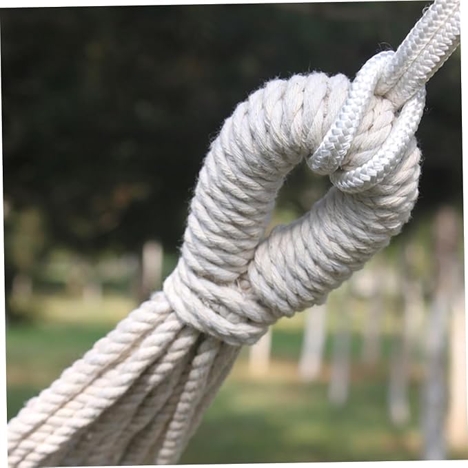 Hanging Chair for Bedroom Lightweight Canvas Hammock Easy to Assemble Camping Travel Accessory