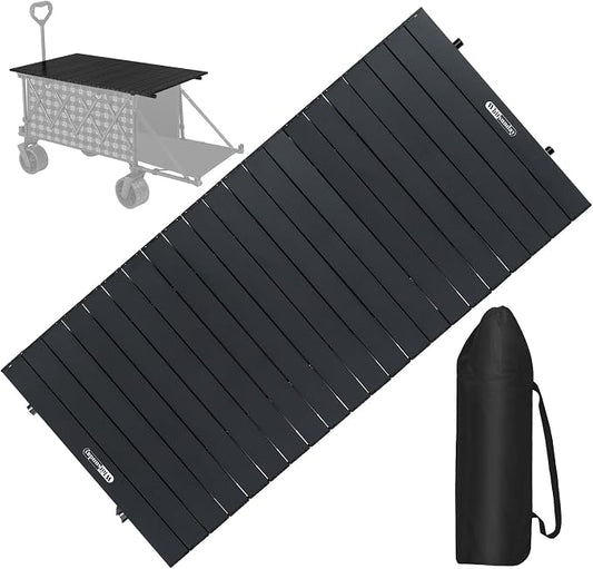Whitsunday Outdoor Camping Folding Table Aluminum (Black, 48.5")