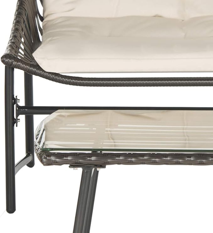 SAFAVIEH 4-Piece Outdoor Collection Berkane Patio Set