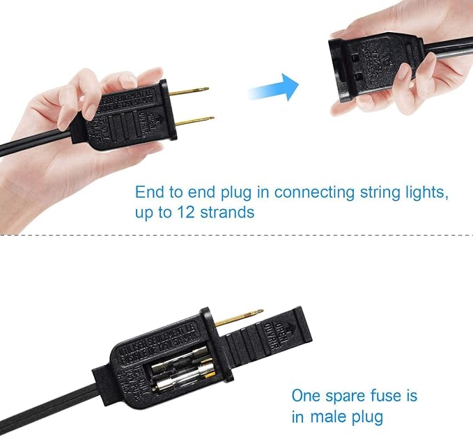 102FT Outdoor String Lights, Waterproof Patio Lights with 35 Shatterproof LED Bulb Hanging Light String, Black String Light Vintage Party Lights for Garden, Backyard, Porch, Cafe, Deck, Wedding