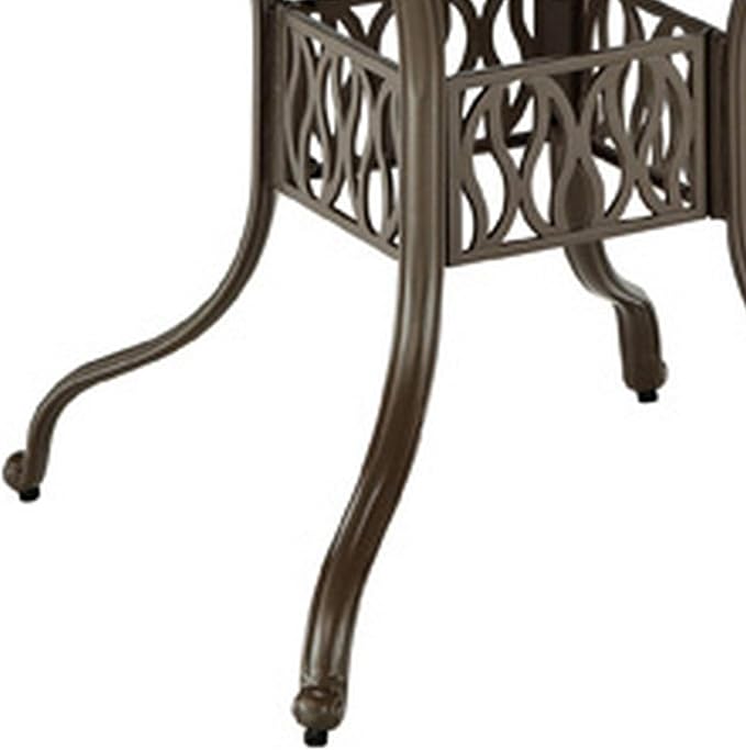 Homestyles Capri Taupe Outdoor Dining Table, 48"W