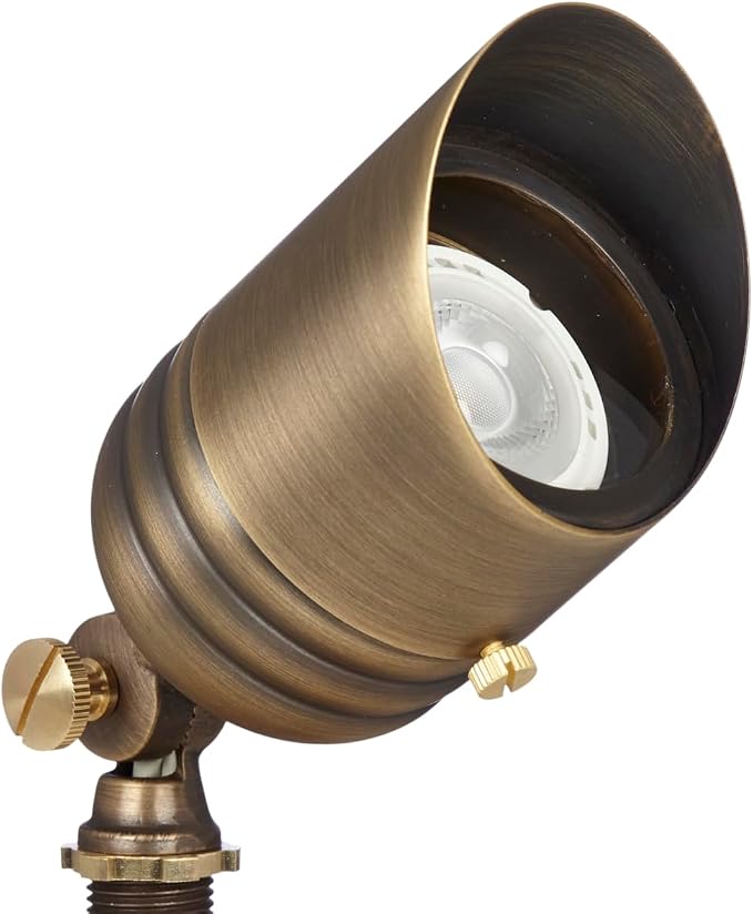 VOLT 12V RGBCW LED Landscape Lighting Kit (6 Spotlights, 4 Path Lights) | Solid Brass, Bronze Finish, Color Changing, RGBCW, 150W Low Voltage Transformer & Remote Control Included