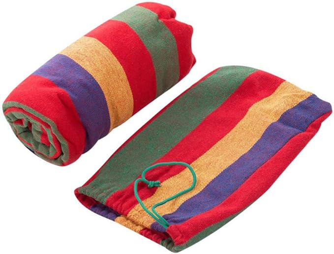 Camping Hammock Swing Bed Outdoor Hanging Bed Ropes for Family Friends