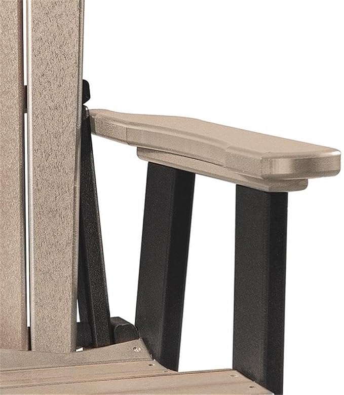OS Home and Office 516WWBK-K Double Balcony Height Glider with Center Table