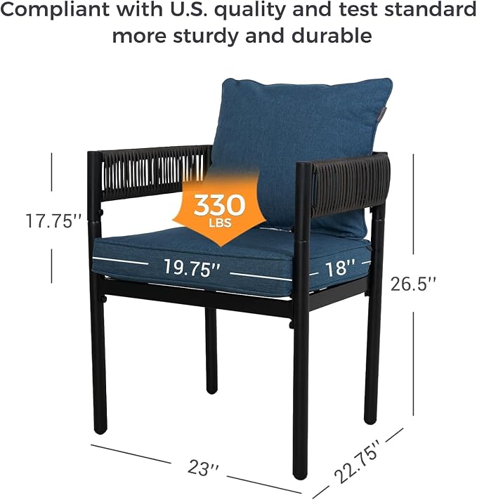 Grand patio 7-Piece Expandable Table Dining Set for 6 to 10, Aluminum Outdoor Dining Table with Glass Tabletop, Metal Woven Wicker Fixed Patio Chairs with Cushions for Yard, Poolside, Deck (Brown)