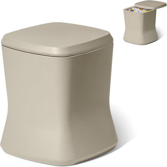 Coast Modern Outdoor Side Table Cooler- 2 in 1 Patio Decor Storage Table & Ice Chest - 25 QT - White, Gray, Sand, Stone Blue, Black