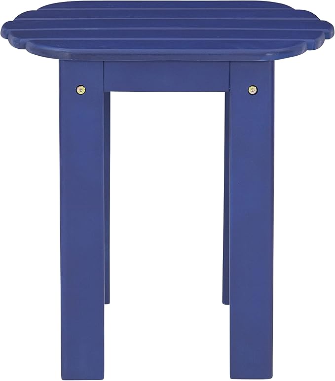 Linon Jayde Blue Adirondack Outdoor Accent Table