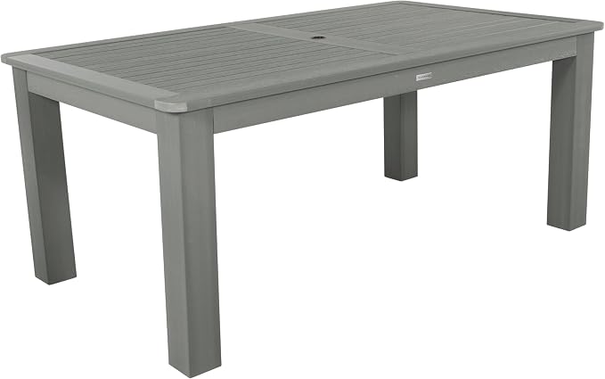 highwood Lehigh and Weatherly Rectangular Height Dining Table, 42 x 72, Coastal Teak
