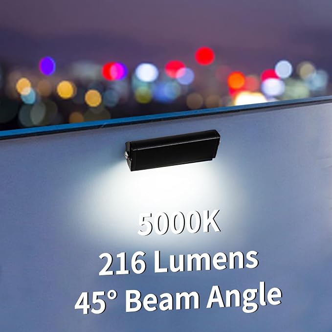 Black 4-Pack 4inch 1.8W 5000K Daylight White Hardscpe Lighting | 12V AC/DC Retaining Wall Lights,Low Voltage Landscape Lighting,Hardscape Paver Light,Outdoor Step Lights
