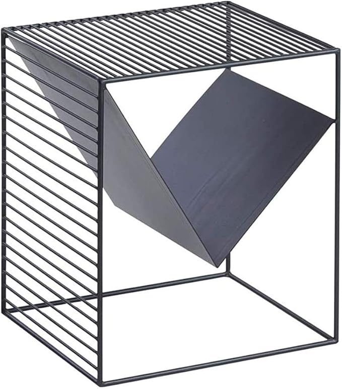 VIDI Iron Square Table，Square Wrought Coffee Table Outdoor End Nesting Side Tables Plant Stand