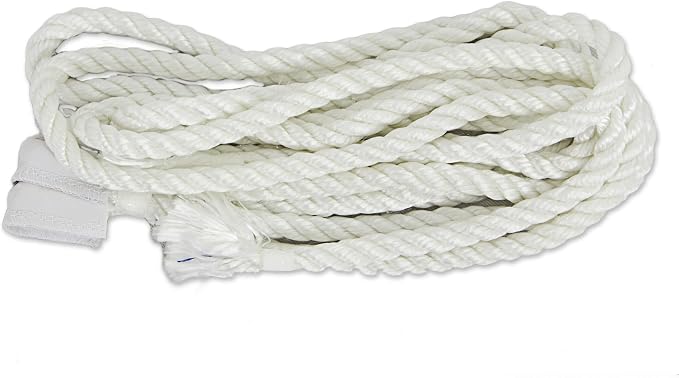 NOVICA Grey Hand Woven Cotton Mayan 1 Person Rope Hammock with Hanging Accessories, 'Ashen Beach' (Single)