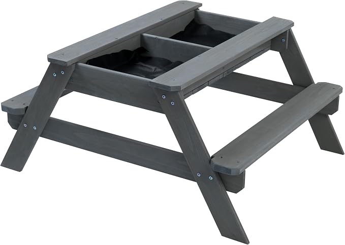 Jack & June Cedar Convertible Sand Box and Picnic Table Playset