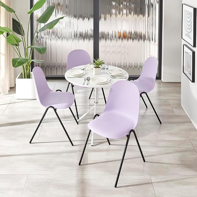Minimalist Design 31.5 Inch Diameter Round Metal Patio Table, Bistro Table, Dining Table, Suitable for Indoor and Outdoor Cafes and Restaurants (White)