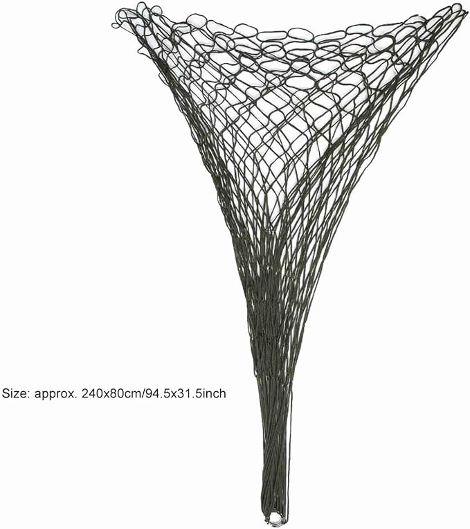 Mesh Rope Hammock, Outdoor Nylon Comfortable Hanging Bed Tree Hammocks for Outside, Camping and Patio Relaxation