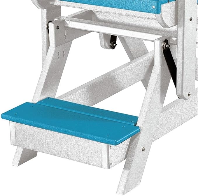 OS Home and Office 516ARW-K Double Balcony Height Glider with Center Table