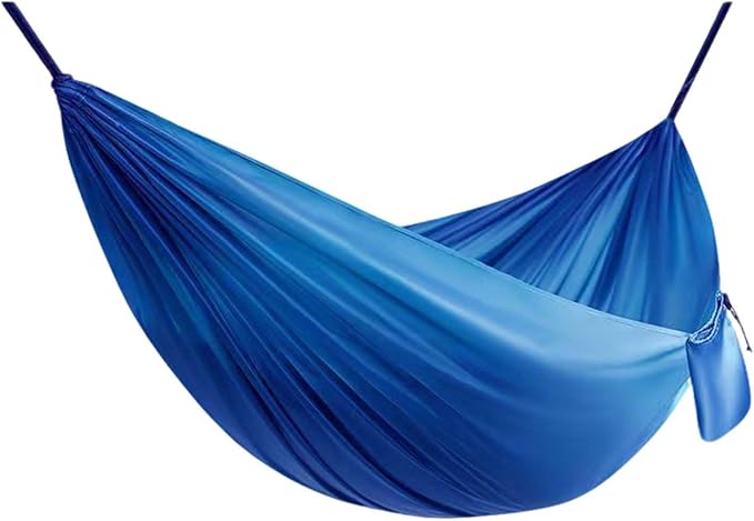 Outdoor Hanging Hammock for Adults, Foldable Travel Hammock with Lightweight Rope and Easy Installation, Perfect for Garden, Patio, Camping Trips, Relax and Enjoy Comfort Anywhere