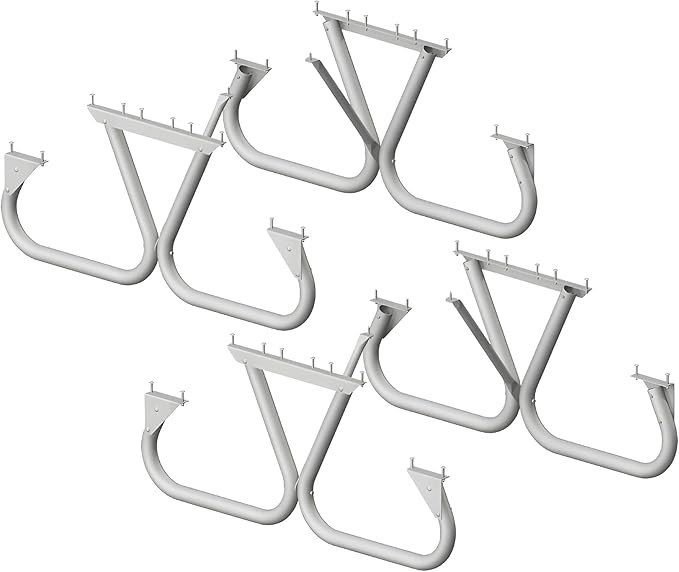 Pilot Rock 2 Pack 6' or 8' Outdoor Steel Non Tip Picnic Table Leg Kits (Frames Only)