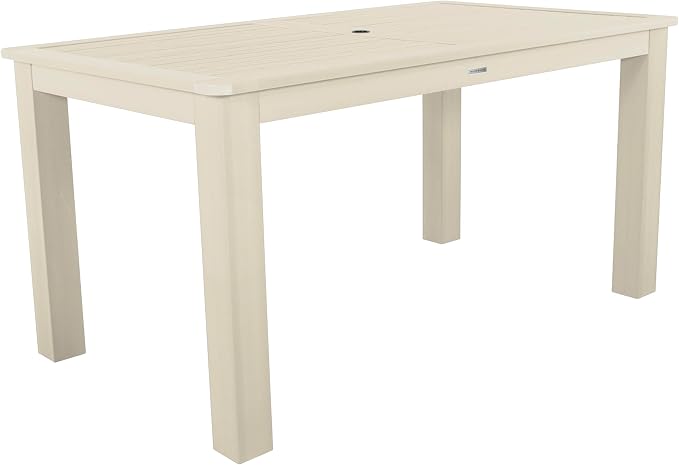Highwood AD-ST7LH2CO4BA-WAE Lehigh 7pc Rectangular Counter Height Dining Set 72" x 42", Whitewash