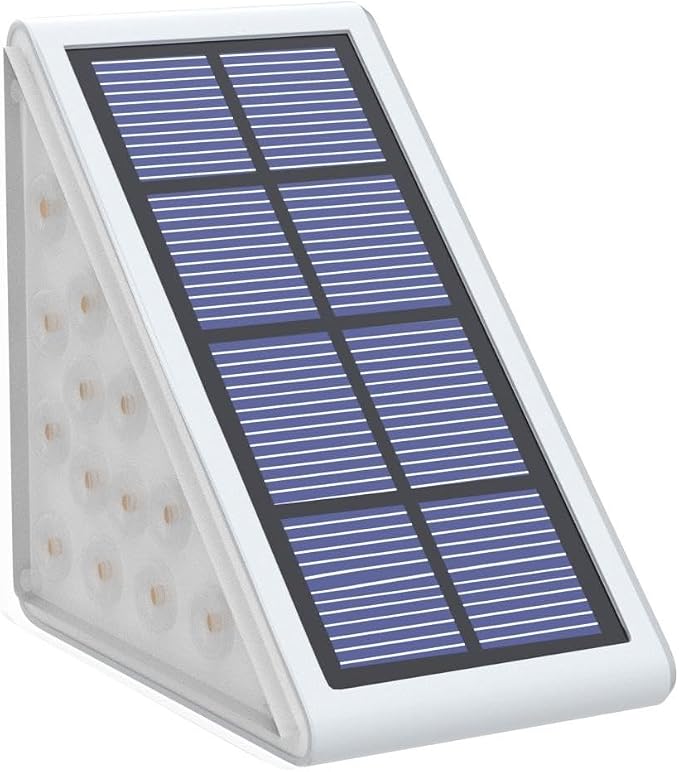 Outdoor Step Lights,8 Pack Warm White Solar Step Lights Waterproof IP67 Auto On Off,Solar Lights for Steps,Stair,Patio,Yard,Porch,Front Door,Sidewalk,Deck Decor
