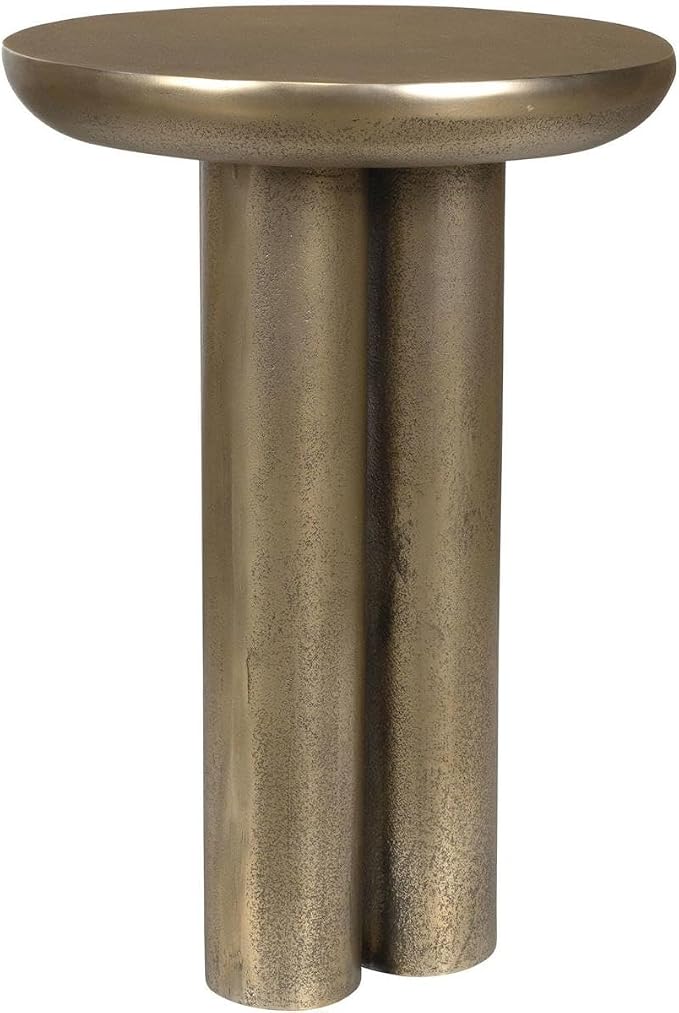 Uttermost 50220 Thorp 22 X 15 inch Antique Brass Outdoor Accent Table
