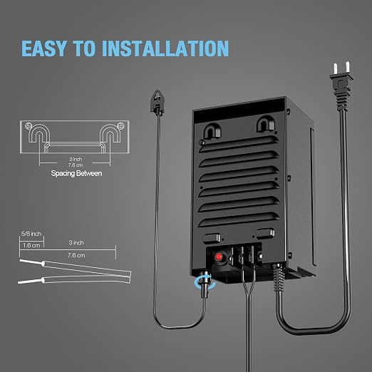 Low Voltage Transformer 200 Watt with Timer, Photo Eye Sensor and Weather Shield for Outdoor Lighting 120V AC to 12V AC 9920-0200-01