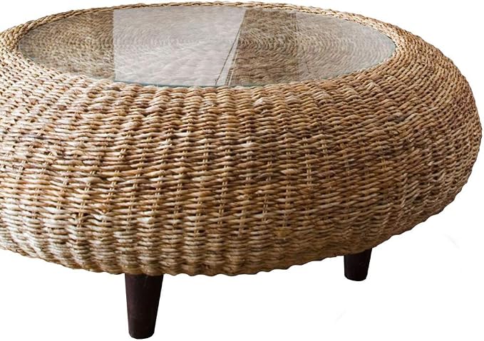 Dulles Glass 41 inch Round Glass Table Top - Tempered - 1/4" Thick Glass Surface, Safe Flat Polished, Multipurpose for Dining Table, Patio, Coffee and End Table