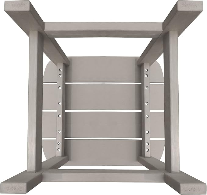 Blue Wave Ez-Care Tek-Wood™ Adirondack Side Table - Slate Grey