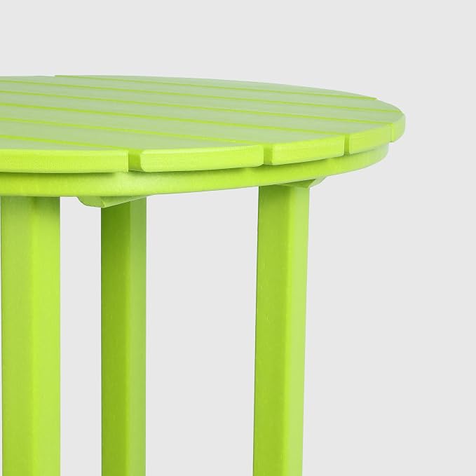 WestinTrends Malibu 42" Counter Height Round Outdoor Patio Bistro Bar Table, Lime