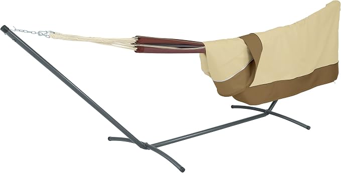Classic Accessories Veranda Water-Resistant 15 Foot Standard Brazilian Hammock and Stand Cover