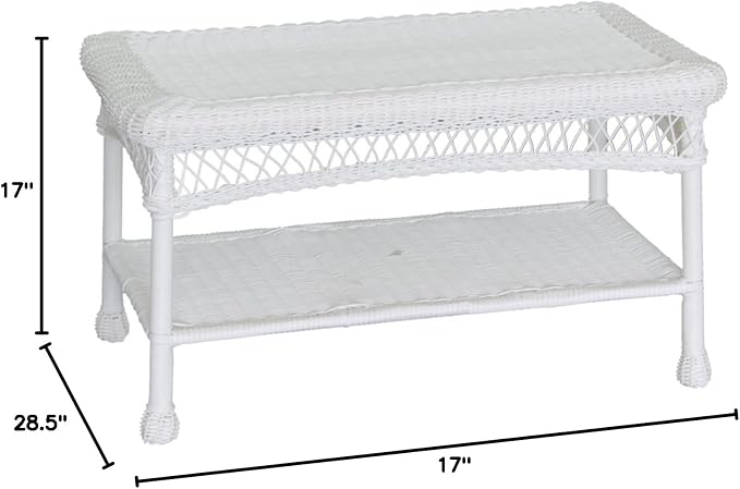 Black Wicker Patio Furniture Coffee Table