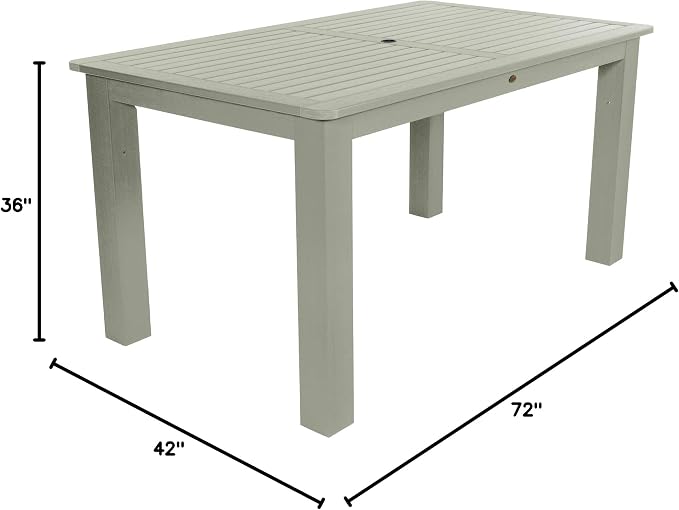 highwood Rectangular 42" x 72" Counter Height, Eucalyptus Dining Table