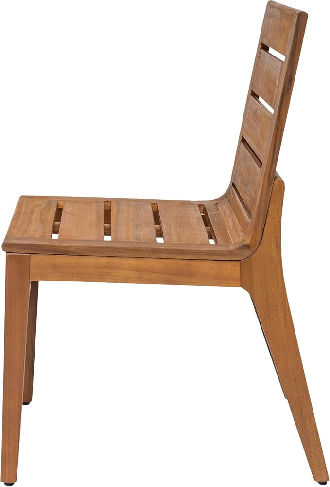 Christopher Knight Home 7 Piece Outdoor Dining Set, 69" Acacia Wood Patio Table with 6 Wooden Chairs, Teak Finish Solid Wood Dining Table Set for Backyard Garden Porch Deck