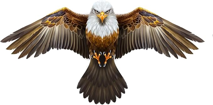 Birds Scaring Hawk Flying Kite Professional Pigeon Scarer only Kite(Brown)