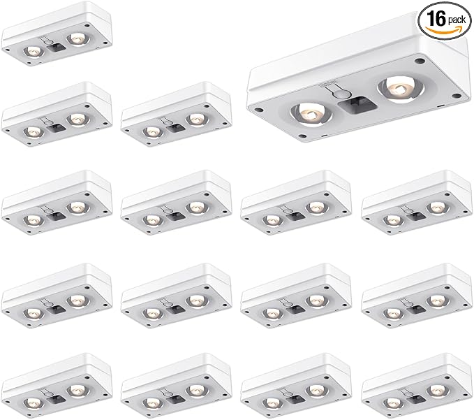 JOFIOS Solar Fence Lights 16 Pack, 50 Lumens Outdoor Solar Lights with 12 Modes RGB Color Glow LED，Waterproof, Solar Lights for Patio, Backyard, Deck, Fence, Railing(White Shell)