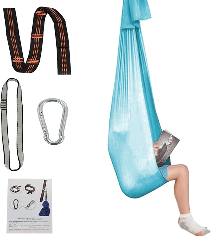 Shakven Extra Sturdy Sensory Swing for Kids | Super Cuddle Indoor Swing,Ther apy Swing Hammock for Child & Adult with Au tism, ADHD, Aspergers, Sensory Integration