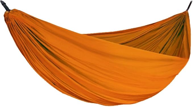 Hammocks, Beach Hammock Travel for Camp Double Single Person Hangable On Trees Bed,for Outside(Orange)