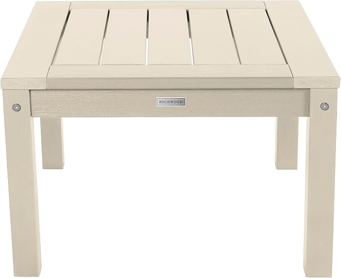 highwood AD-DSST1-WAE Adirondack Side Table, Whitewash